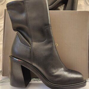 Franco Sarto Women's Penelope Booties. Black. Leather. Size 10. NIB